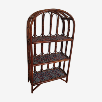 Rattan shelf