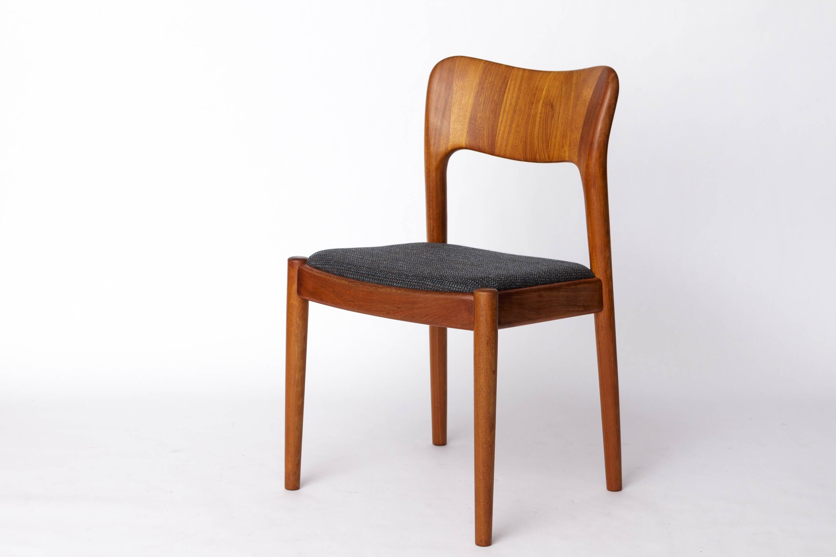 Set of 6 Niels Koefoed “Ole” Dining Chairs, Danish Mid Century Teak Chairs