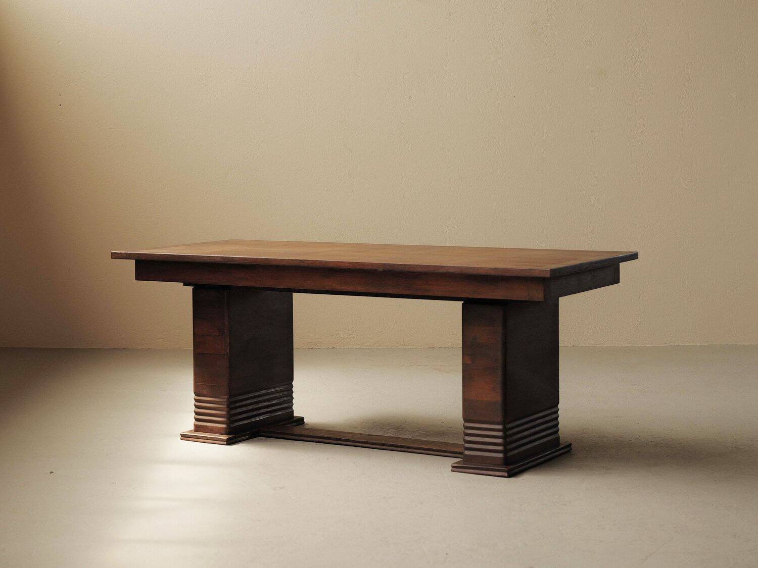 Modernist dining table, France, circa 1940.
