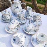 Coffee service - Bernardaud for Limoges - model " Myosotis "