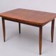 Extendable dining table in walnut wood by Jindrich Halabala 1960