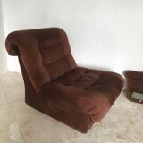 Vintage corduroy armchair 1970s