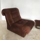 Vintage corduroy armchair 1970s
