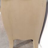 Wooden TV cabinet, 1 drawer, 2 storage spaces, Taupe patina