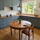 Table scandinave extensible en chêne des années 60