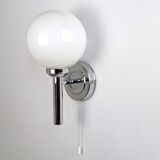 Pair of chrome wall lights