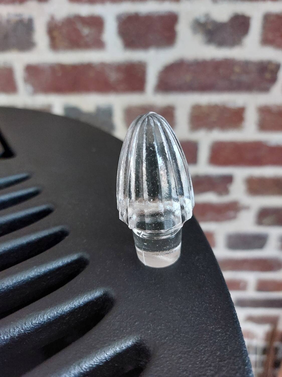 Old glass carafe