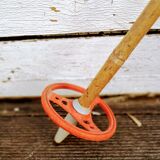 Pair of old ski poles