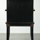 Chaise en bois noir / chaise d'appoint de style chinois