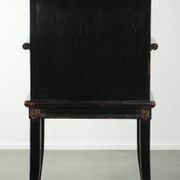Black wooden chair / side chair in Chinese style
