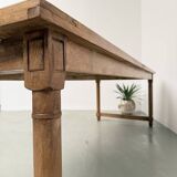 Table de ferme en hêtre XL