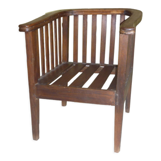 Colonial rosewood armchair early twentieth