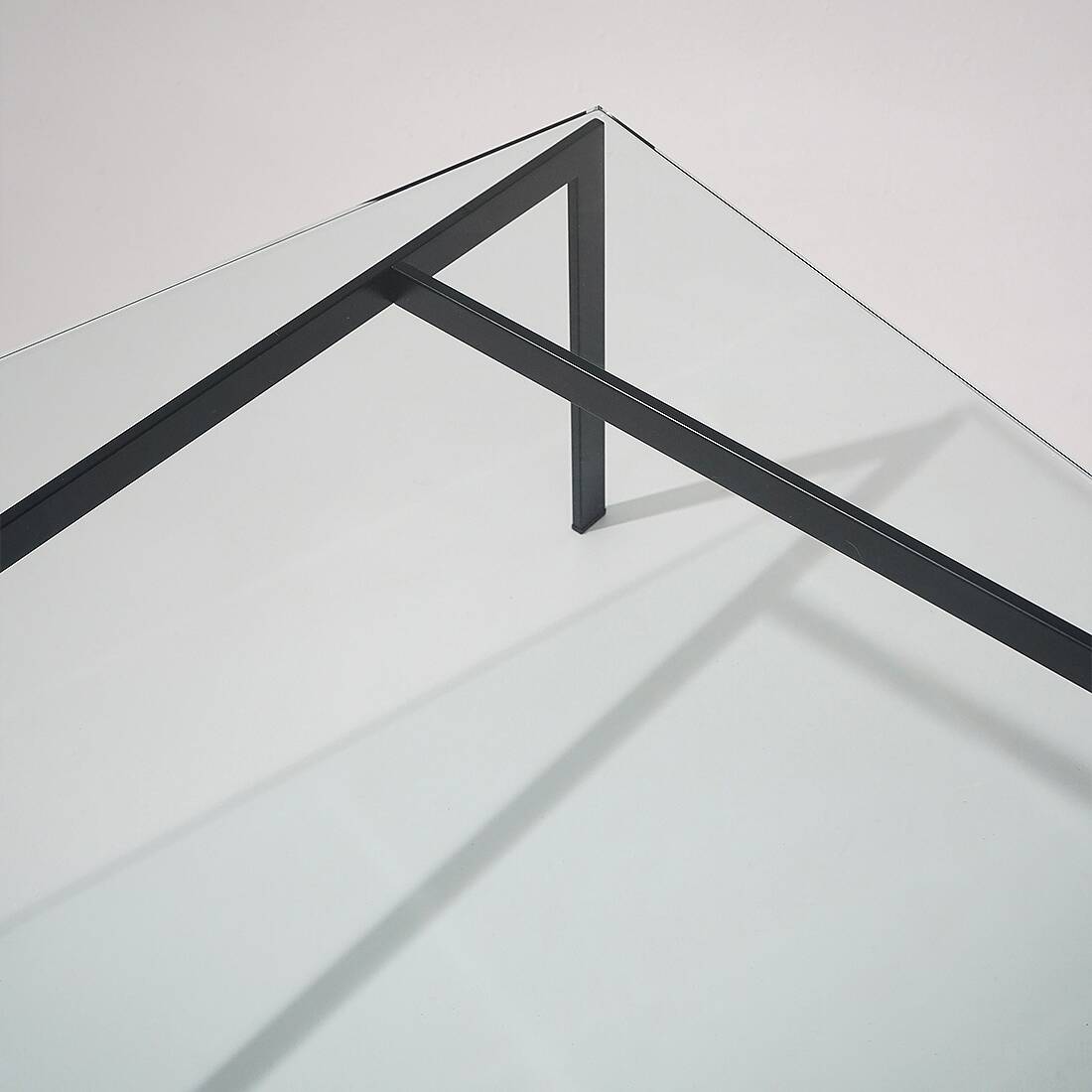 Glass and metal coffee table by Paolo Tilche for Arform, 1960s