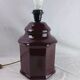 Vintage Black Ceramic Table Lamp Retro Chic