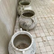 Jardinière marmite,  fibrociment 60’S