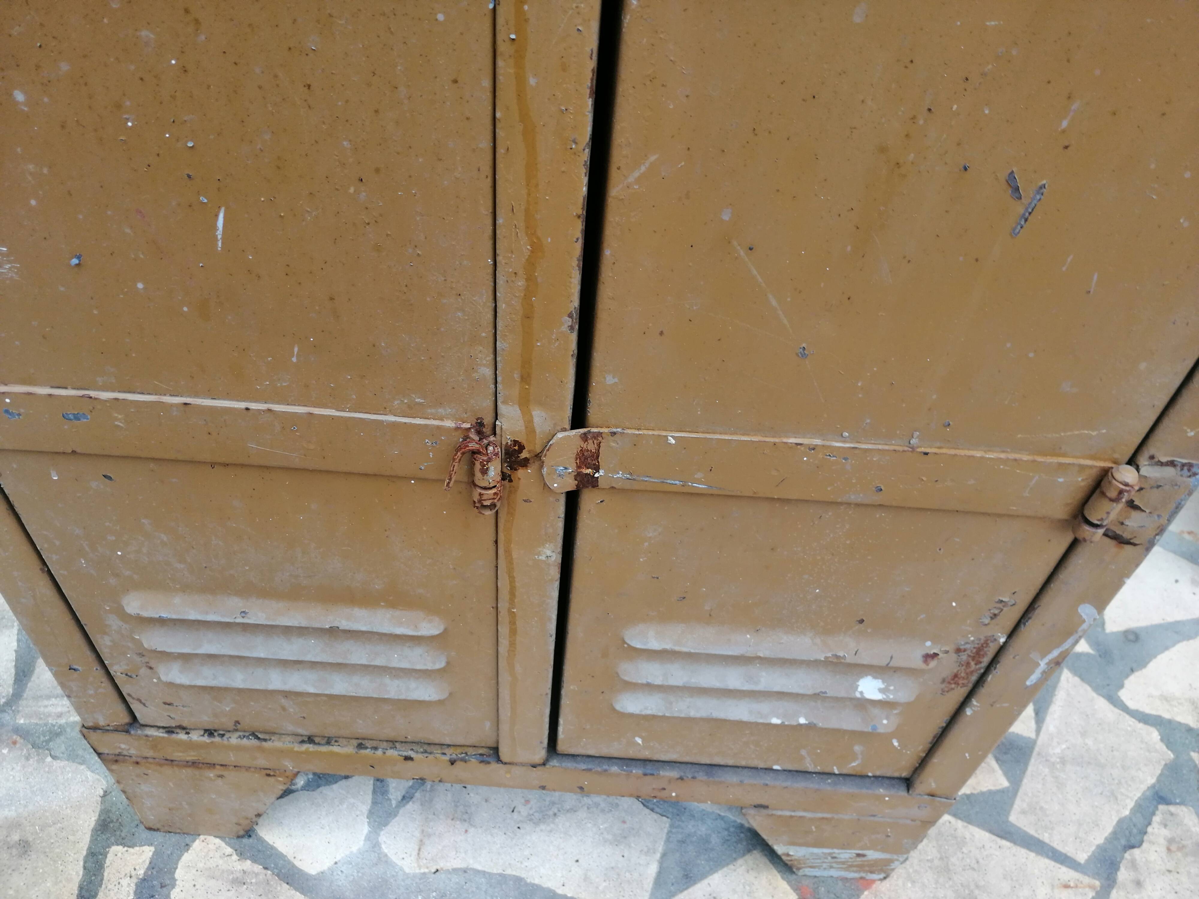 Old factory cloakroom 2 doors