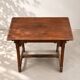 Occasional table or small antique display table in solid wood.