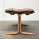 Pouf Siesta Norvégien Moderne du Milieu du Siècle en Cuir par Ingmar Relling pour Westnofa, années 1960
