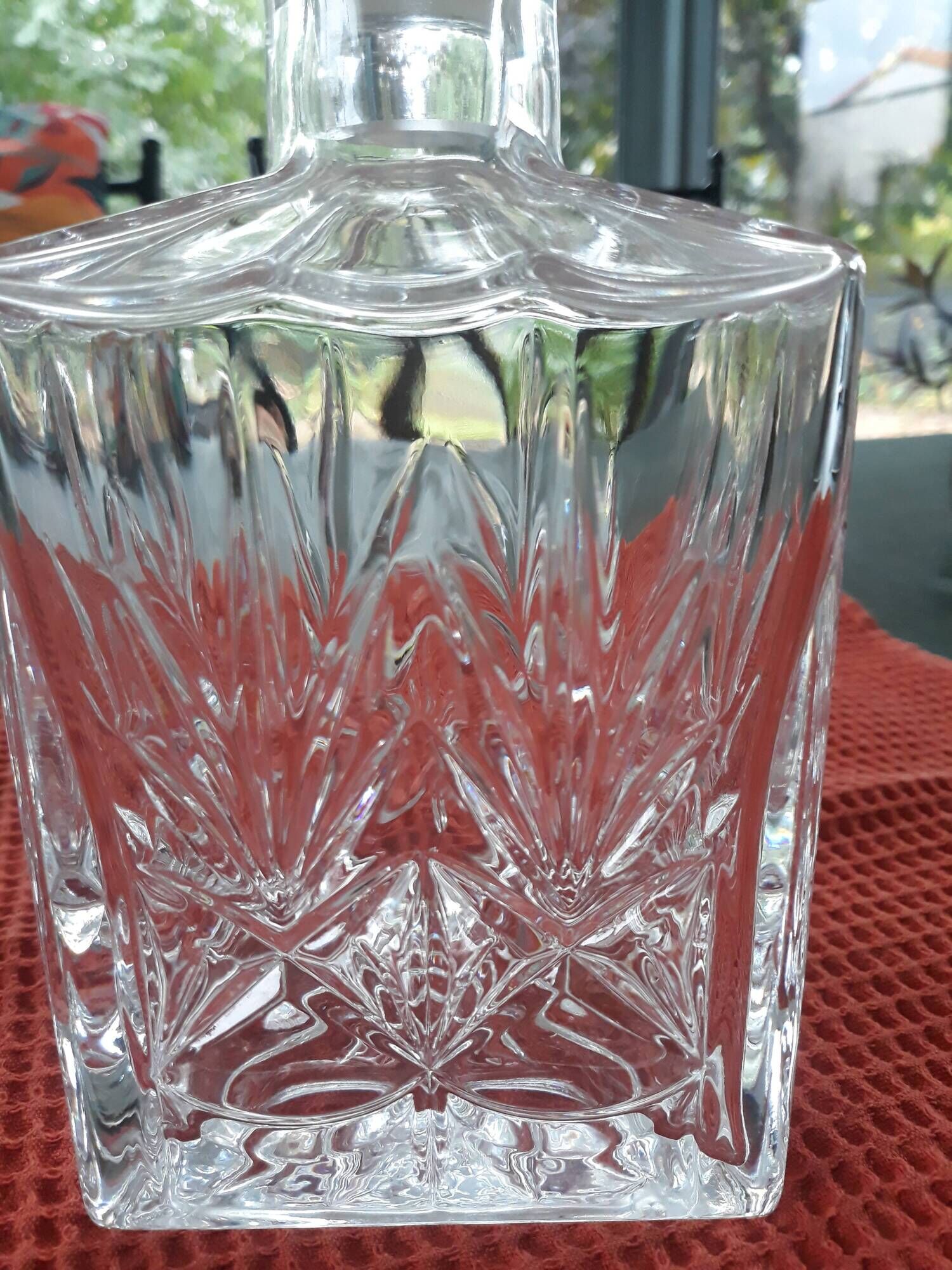Carafe à wisky en cristal d'arques