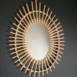 Rattan mirror 43x56cm