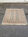 Tapis persan laine bleu vert 125x190