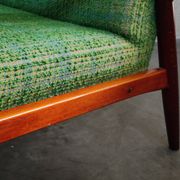 Pair of green armchairs by Jiri Jiroutek for Interier Praha 1960