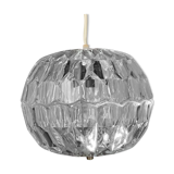 Vintage faceted plexiglass pendant lamp
