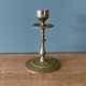 Antique brass candlestick holder