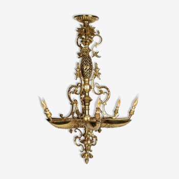 Gilded bronze chandelier from Napoleon III