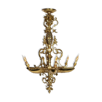 Gilded bronze chandelier from Napoleon III