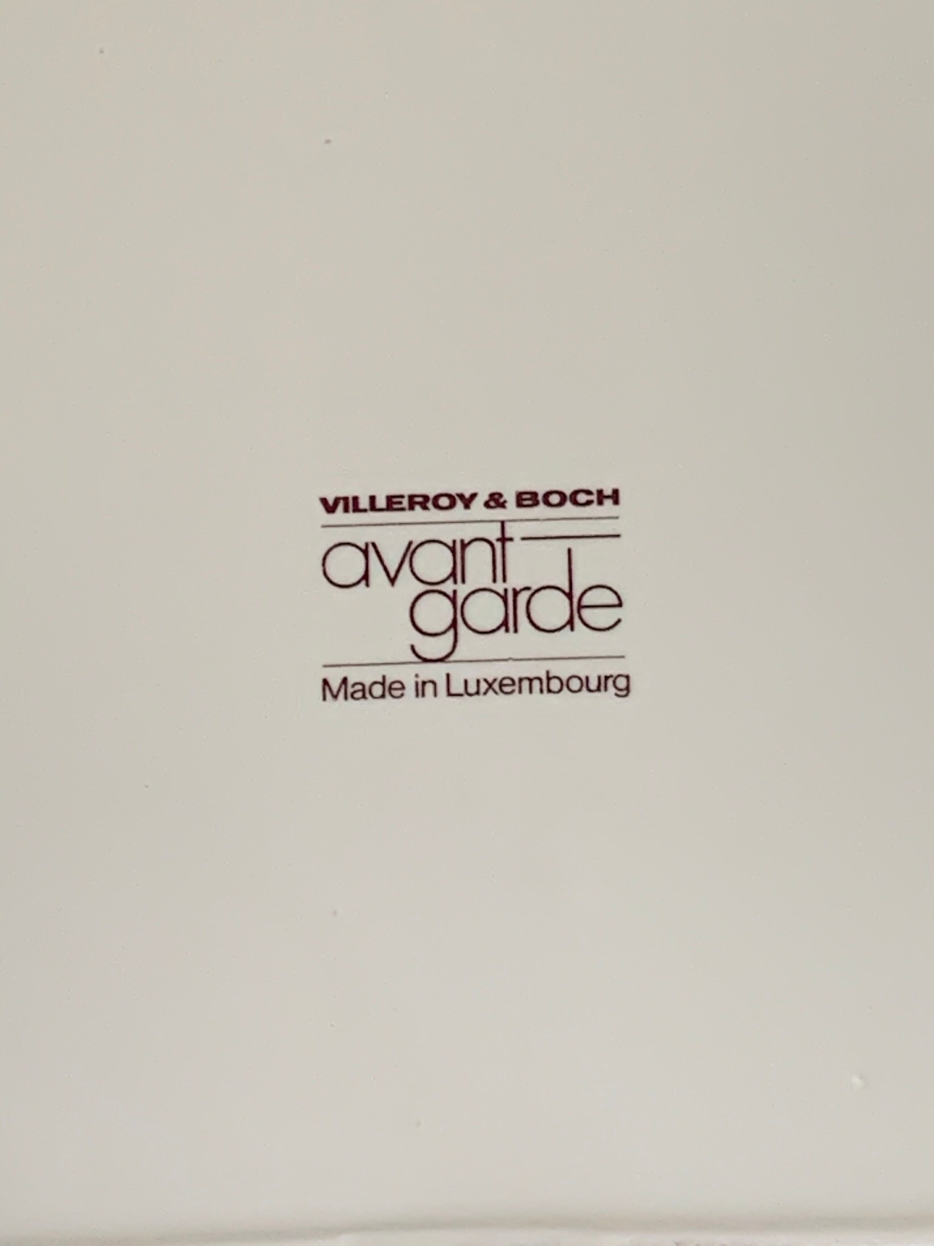 Service 4 people Avant Garde de Villeroy and Boch 1970