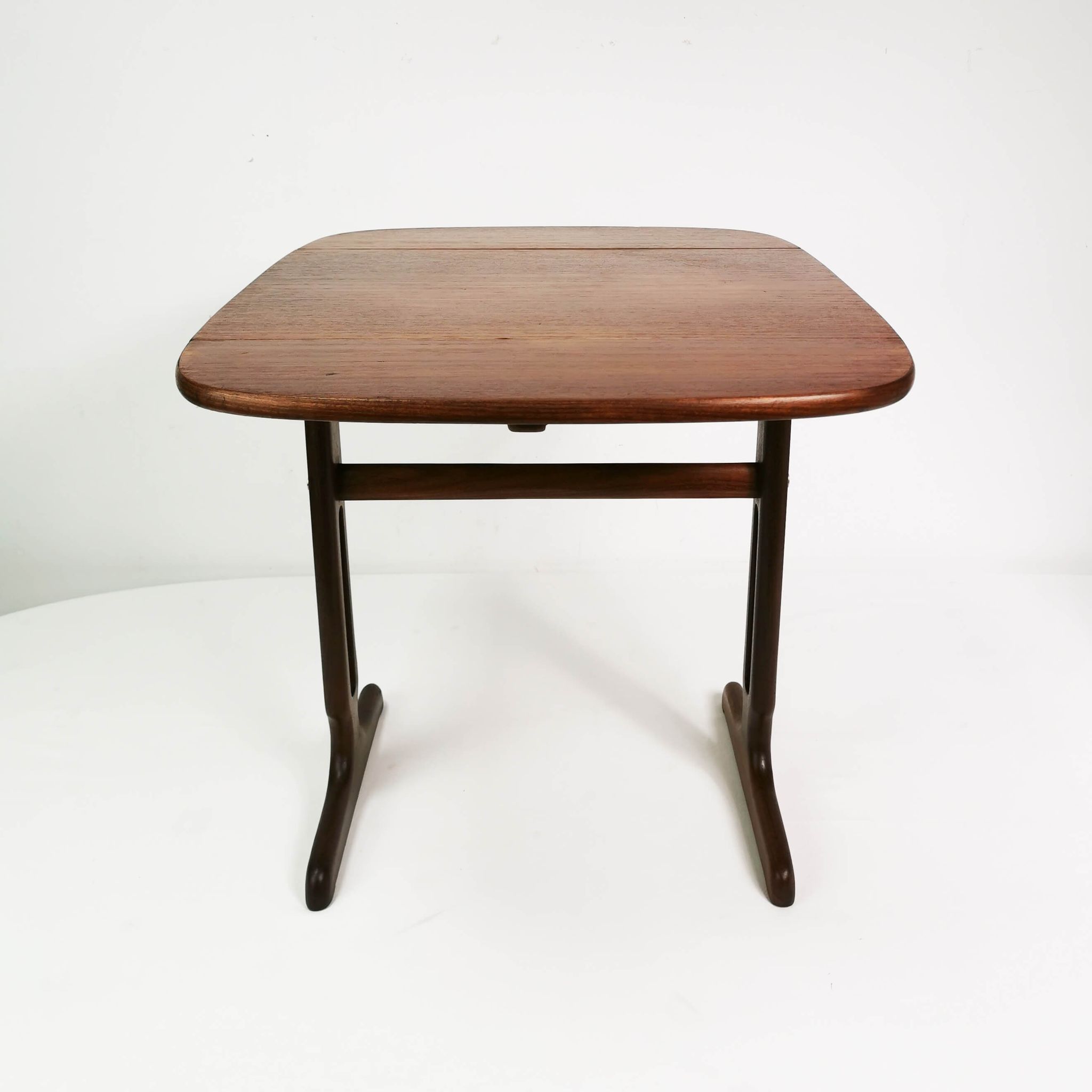 Teak & rosewood extendable table, Denmark, 1960s