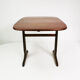Teak & rosewood extendable table, Denmark, 1960s