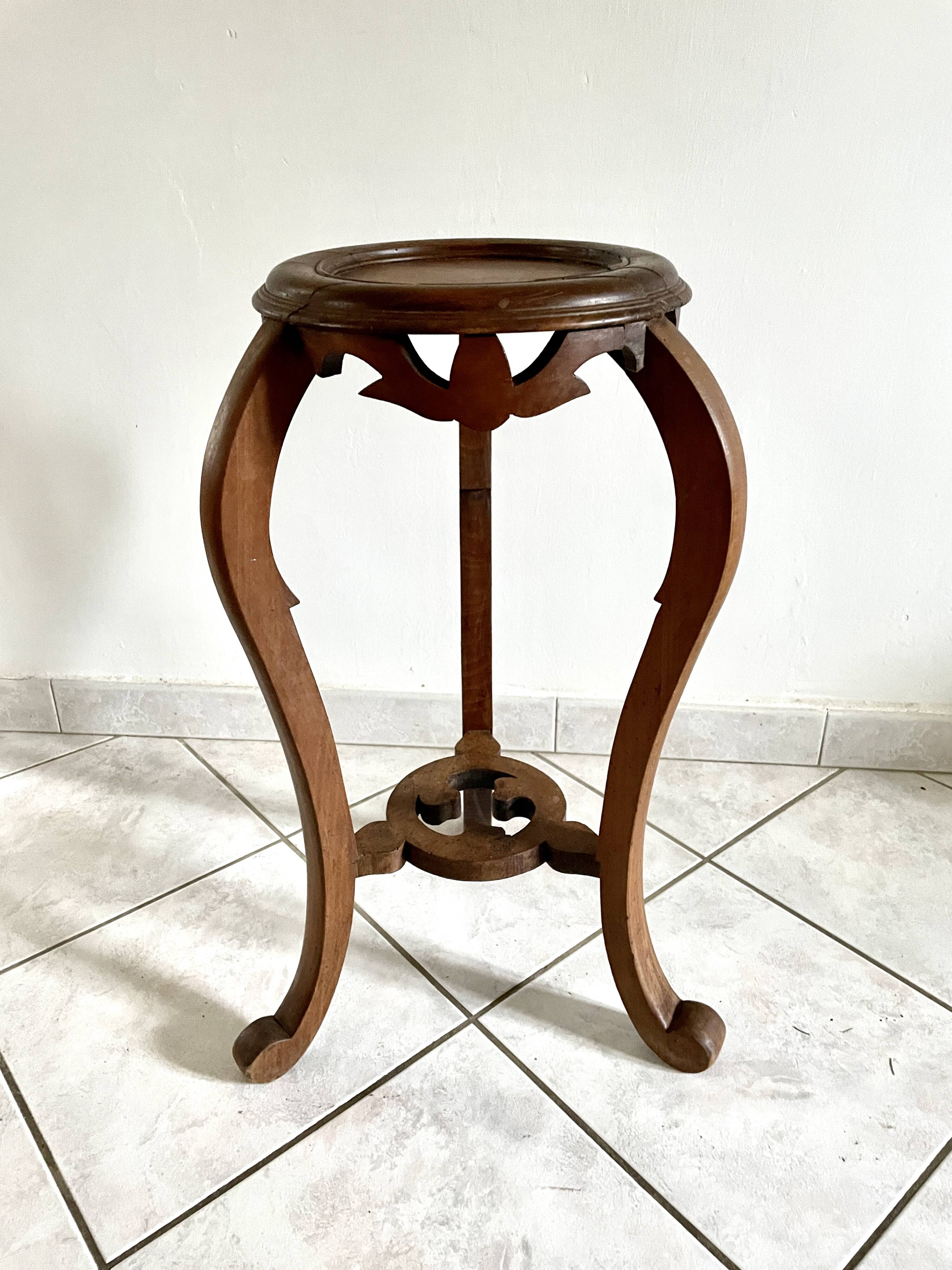20th century walnut side table