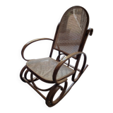 Rocking chair wood and cane