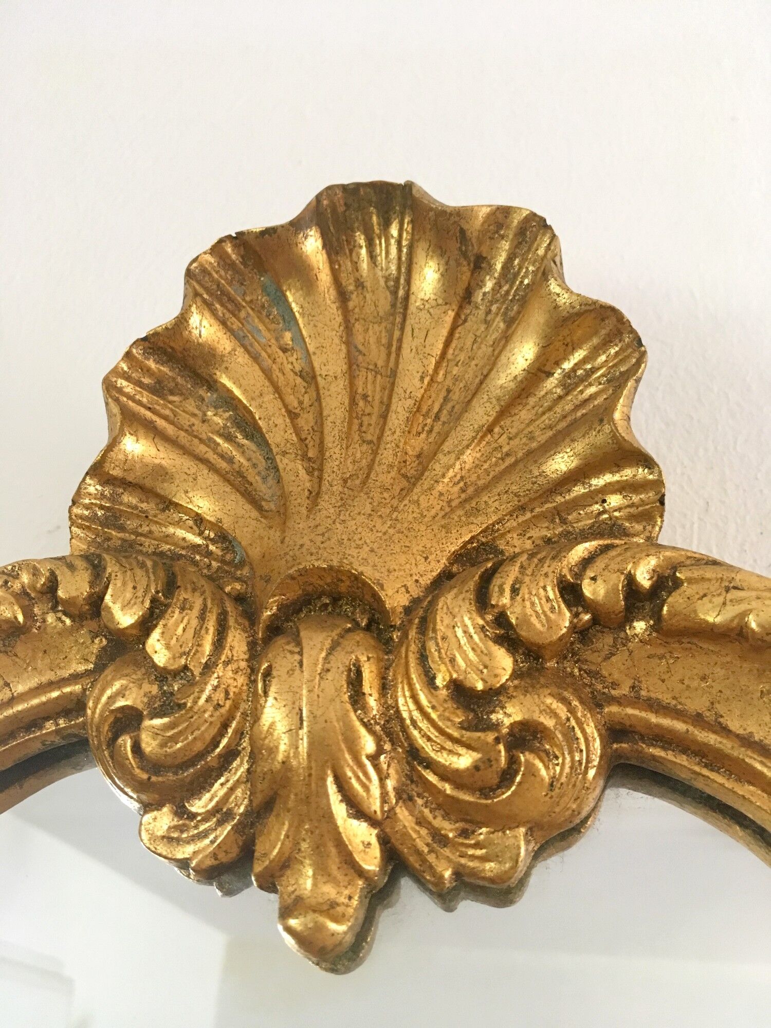 Miroir style Louis XV vintage années 50 48x77cm