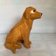 Grand chien style origami céramique