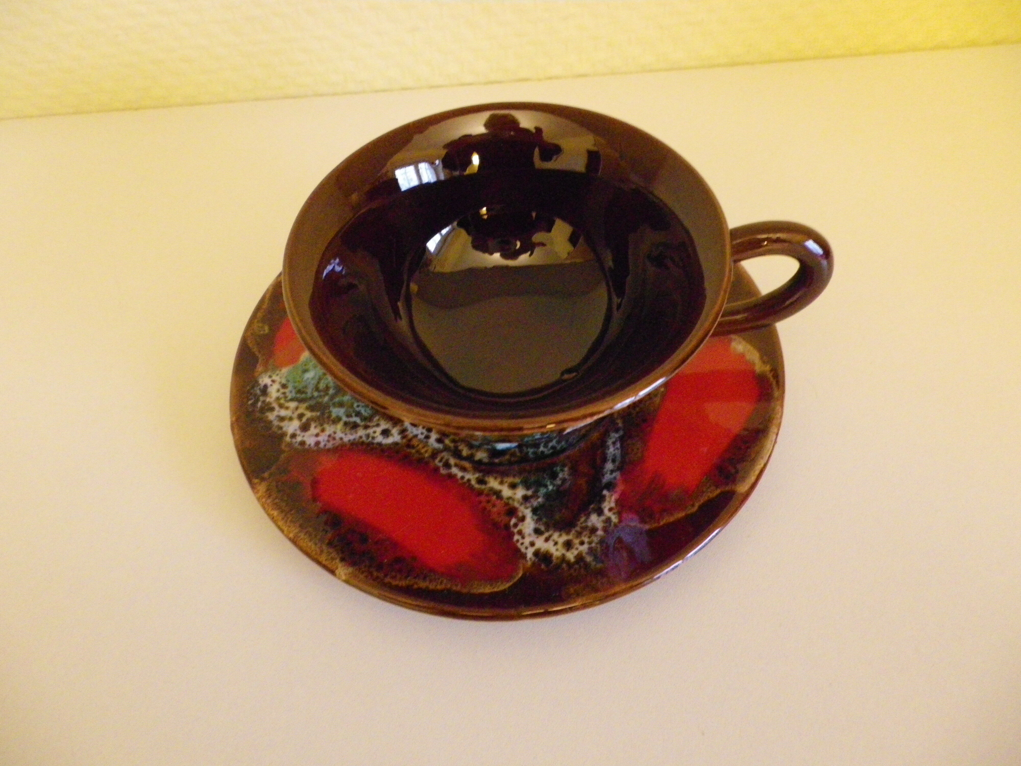 Cup and saucer - Vallauris - 80s
