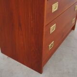 Commode en teck, design danois, années 1960, production : Danemark