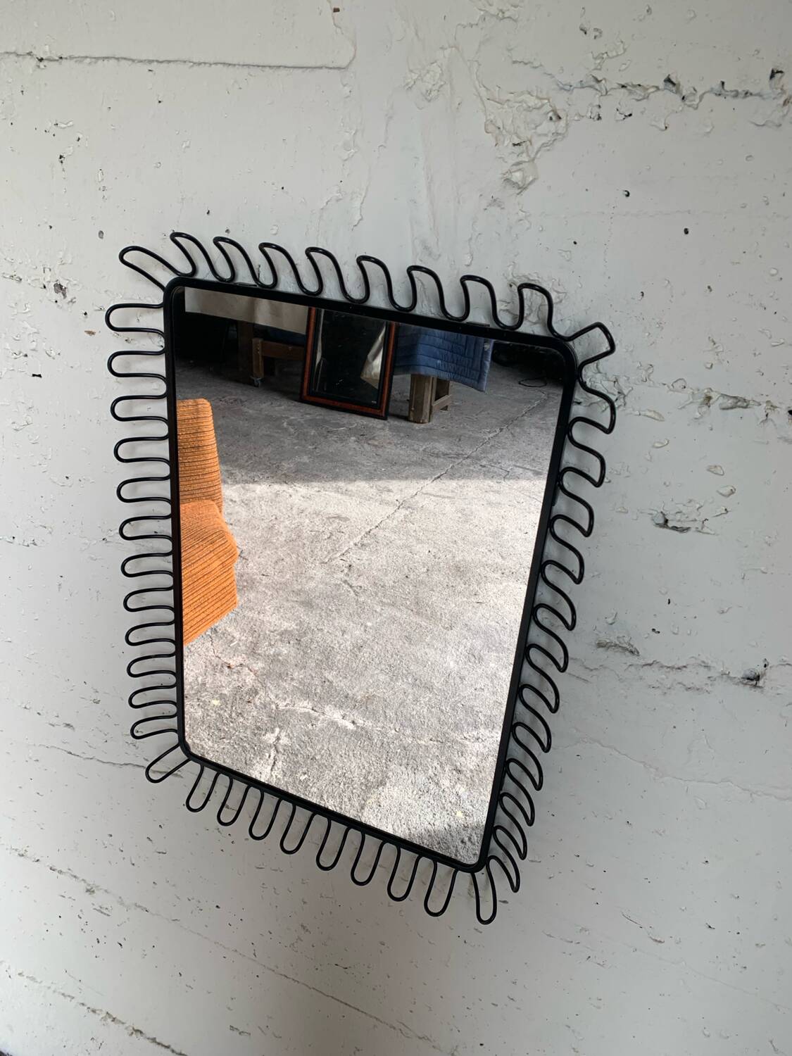 IKEA Mandal mirror from the 80s.