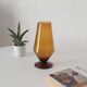 Vintage amber glass vase from the 60s/70s.