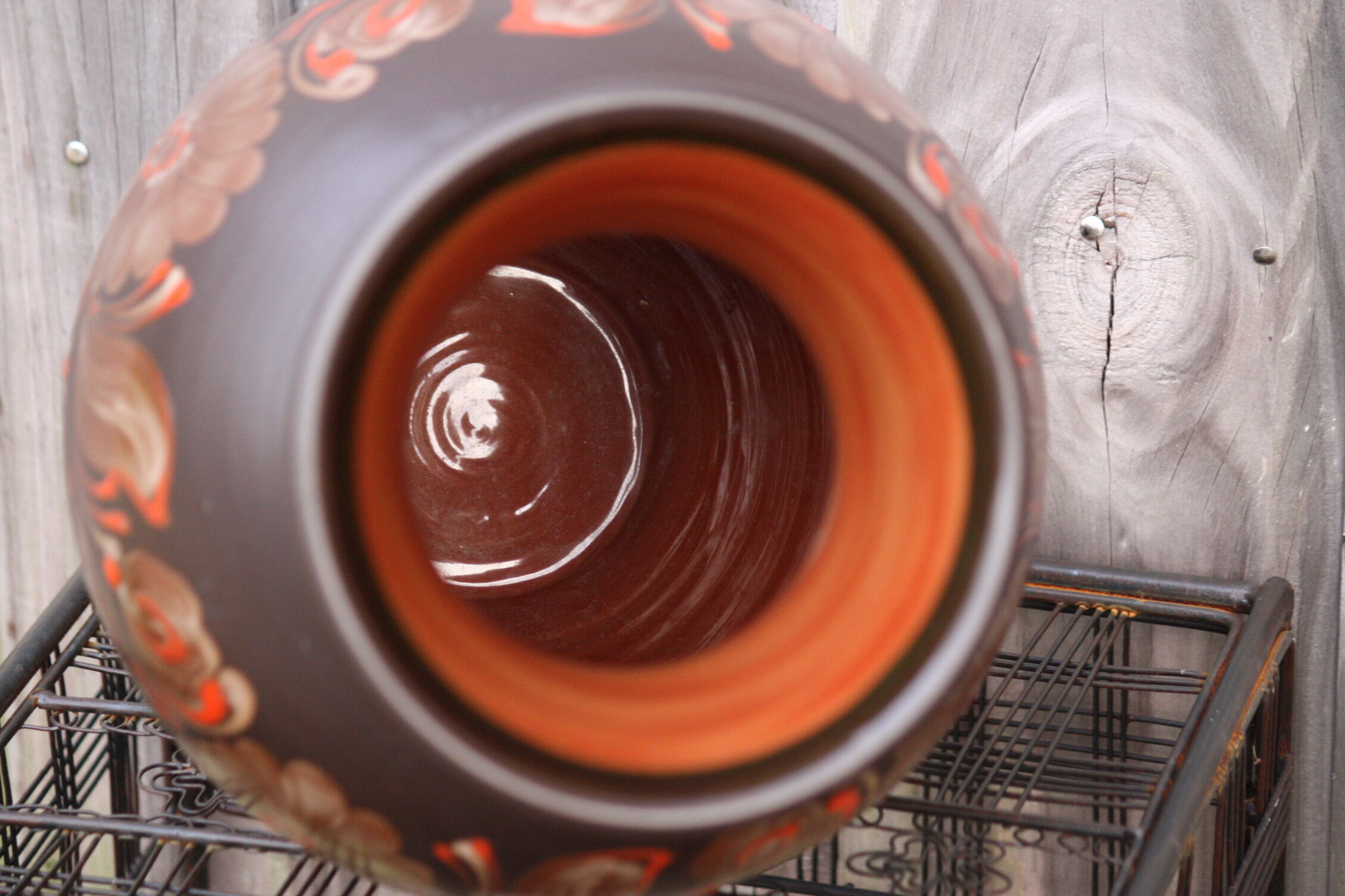 Hungarian vase MHV floral decoration