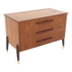 Commode scandinave en teck, Bröderna Gustavssons, Markaryd, Suède, 1950