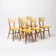 Ensemble de 6 chaises à repas par TON, Tchécoslovaquie, 1960