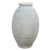 Vase signé Odyv en céramique verte, années 30