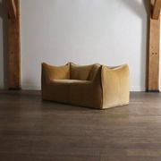 Le Bambole sofa in velvet by Mario Bellini for B&B Italia, 1970s