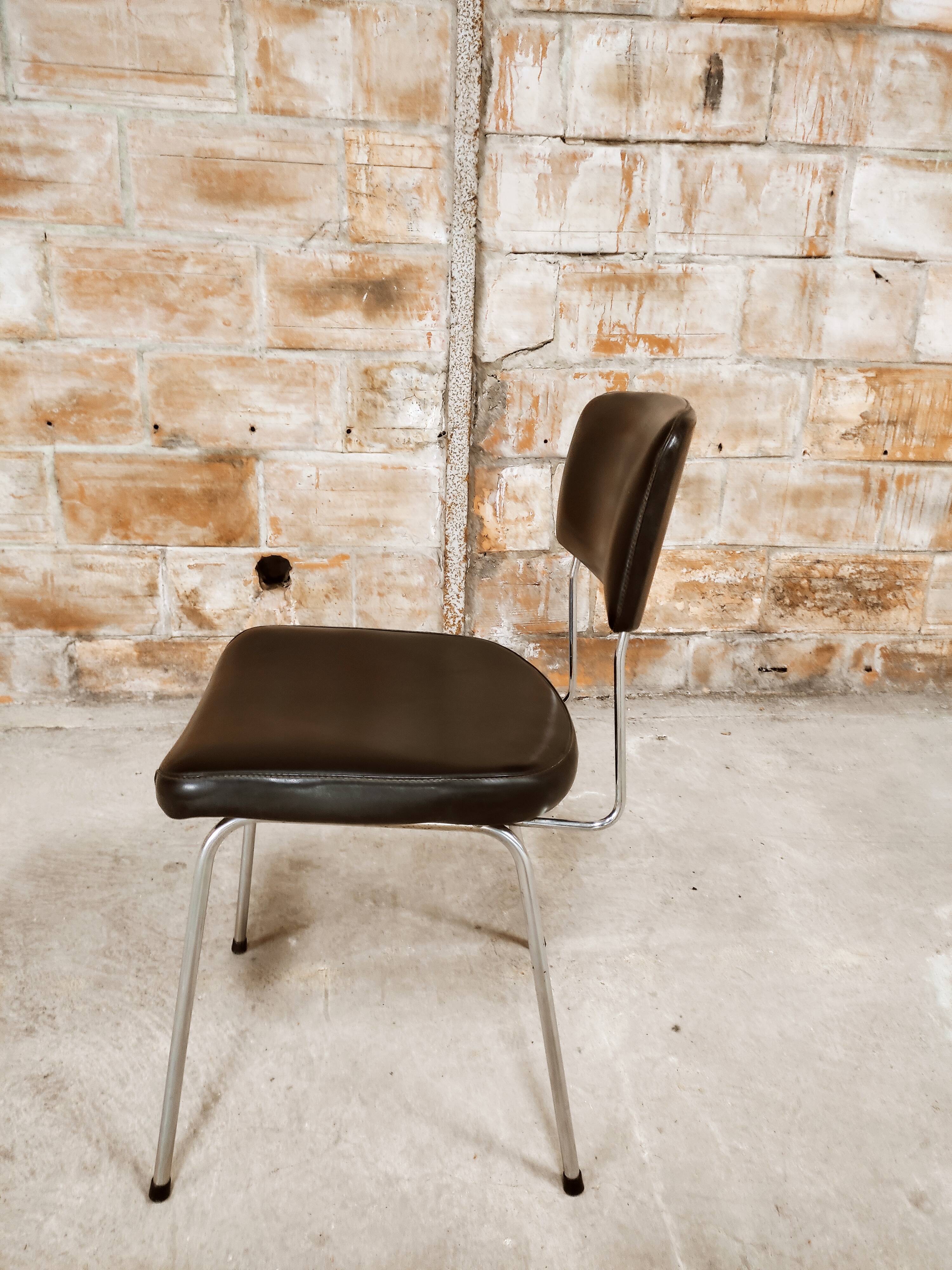 OEM chair - Strafor black with chrome base