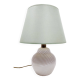 Pink Murano Glass Table Lamp by Lino Tagliapietra Produced by Paf, Italy 1980s