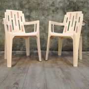 Pair of garden chairs by Pierre Paulin for Henry Massonnet, 1960s