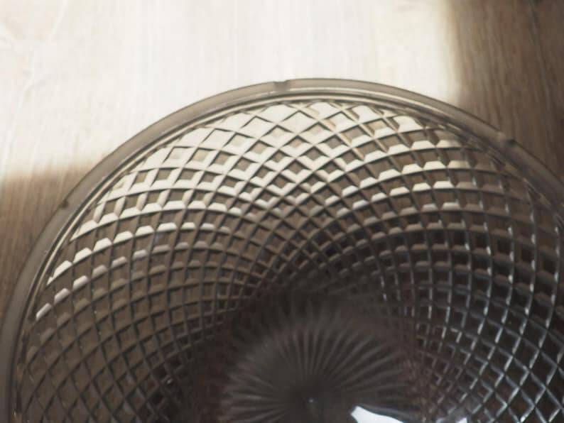 Bronze Cut Glass Ceiling Light: Mid-Century French Louis XVI Ceiling Lamp